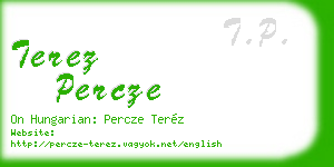 terez percze business card